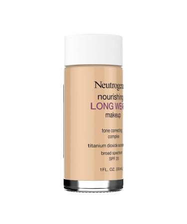 Neutrogena Nourishing Long Wear Liquid Foundation SPF 20 - Tone Even with Antioxidants & Vitamins | 85 Honey - International Shipping Available - Buy Online on GoSupps.com