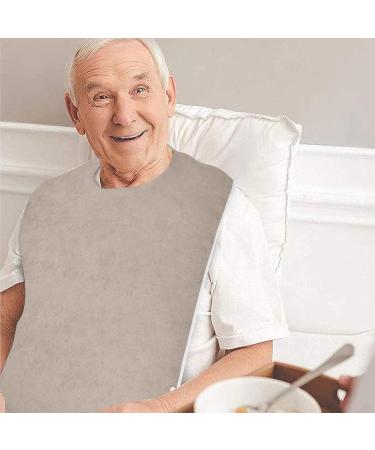 Azonelife Waterproof Adult Bibs - 3 Pack Reusable & Washable Removable Crumbs for Men & Women - Ideal for Meals Blue - Buy Online on GoSupps.com