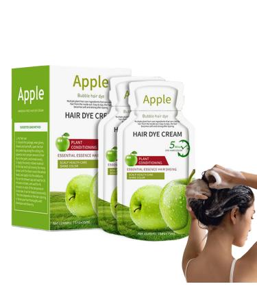 CGACCSD Hair Dye Cream 300 ml Gray Hair Color Cream Fruity Fragrance for Beginners Wife Friends and Grandmother Chestnut Brown