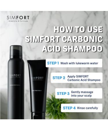 Buy SIMFORT Sparkling Scalp Shampoo for Thinning Hair - Hair Growth Treatment (3 Pack) | Effective Hair Loss Solution - International Shipping - Buy Online on GoSupps.com