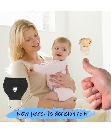 Unique Baby Gift for Boys | Wooden Decision Coin | Perfect Gifts for Birth & Baptism | Ideal for Expectant Mothers - Buy Online on GoSupps.com