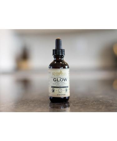 Glow Organic Hair Skin & Nails Supplement - Maximum Strength | Boost Your Beauty Naturally - Buy Online on GoSupps.com
