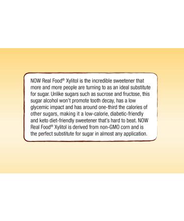 NOW Foods Xylitol Sweetener Packets - 75 Count, Non-GMO, 1/3 Fewer Calories, Sugar Substitute - Buy Online on GoSupps.com