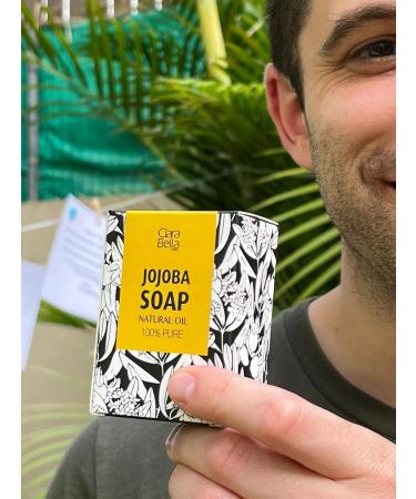 Buy Pure Organic Jojoba Soap Bar - 100% Natural Oil & Olive Oil for Healthy Skin - International Shipping - Buy Online on GoSupps.com
