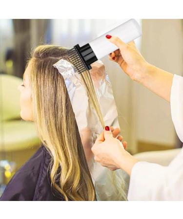 Streysisl Comb Bottle Applicator | 180ml Portable Hair Oiling Bottle with Combs Scalp Bottle Applicator Hair Oil Bottle with Comb for Hair Hairdressing Coloring Black Third Generation - Buy Online on GoSupps.com
