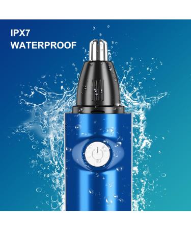 2024 Professional Nose Hair Trimmer for Men & Women - Painless Waterproof & USB Rechargeable - All-in-One Facial & Eyebrow Grooming (Blue - Buy Online on GoSupps.com