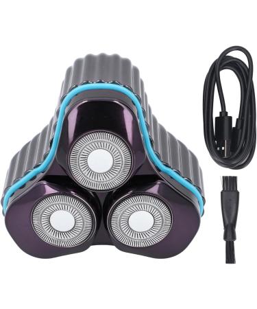 3D Rotating Waterproof Beard Trimmer - Mini USB Rechargeable with 3 Floating Heads for Home Grooming - Buy Online on GoSupps.com