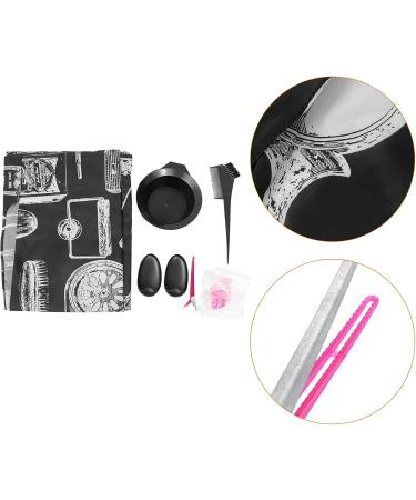 1 Set Hair Coloring Tools Diy Hair Dye Tool Hairdressing Cape Hair Dying Bowl Hair Cutting Apron Salon Dye Brush Hair Dye Shawl Black Outfit Perm Dyeing Plastic Brush Comb - Buy Online on GoSupps.com