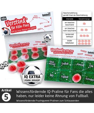 Soothing Cones & Lakritz Suppositories for Cologne Fans | Unique Gift Sets for Football Lovers | Emergency Relief for Defeats & Relegation Fear - Buy Online on GoSupps.com