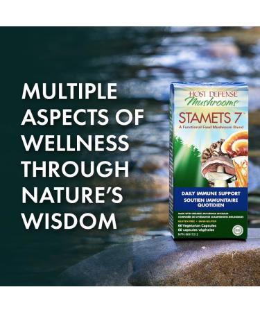 Host Defense Stamets 7 Mushroom Capsules Daily Immune Support & Energy with Organic Mycelium Blend Immune Support Blend with Lion's Mane Chaga Cordyceps Reishi Maitake Mushroom Turkey Tail Mushrooms Supplement Certified Organic Vegetarian Capsules Stamets - Buy Online on GoSupps.com
