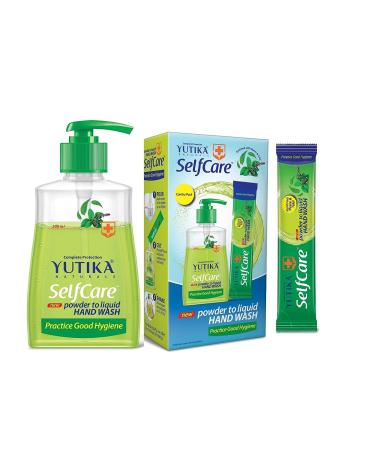 Yutika Selfcare Powder to Liquid Hand Wash Tulsi & Neem | Eco-Friendly Pack of 2 (0.18 oz) - International Shipping Available - Buy Online on GoSupps.com