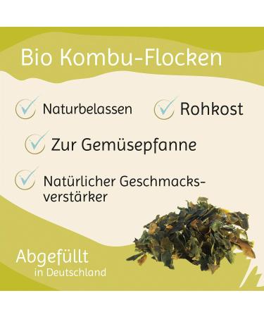 Buy Algae Shop Bio Kombu Flakes 100g | Edible Algae for Dashi | Raw Vegan Flakes | Atlantic Source | International Shipping - Buy Online on GoSupps.com