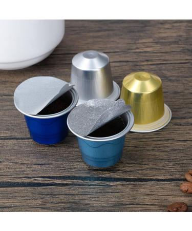 Couvercles en Aluminium pour Dosettes de caf R utilisables 200 Pi ces Joints en Aluminium pour Capsules de caf Expresso Thermoscellables Couvercle de Joints de 37 Mm pour Dosettes - Buy Online on GoSupps.com