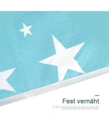 Washable Infant Wrapping Pad - 2 Pack 60x75 cm Breathable & Waterproof Baby Urine Mat Cover - Imagination Stars Design in Blue - Buy Online on GoSupps.com