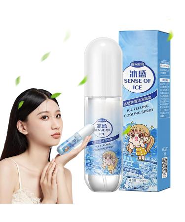Cooling Spray Summer - Gentle Cooling Spray | Cool for Summer Reliefs Travel-Size Mist Agent for Calm 100ml Mist Cool Body Natural Plant Body - Buy Online on GoSupps.com