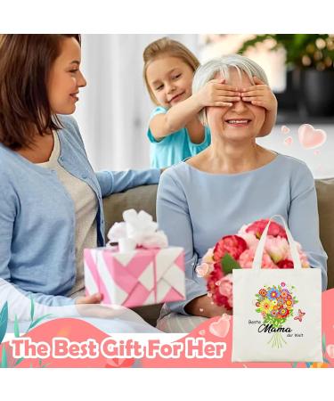 UTEFIF Fabric Bag - Best Mom in the World | Unique Birthday Gift Ideas for Mom - Buy Online on GoSupps.com
