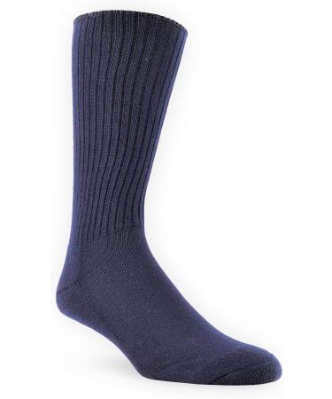 JB Field's 98% Cotton Non-Binding Cushion Sole Socks (X-Large, 2 Pair, White) - Buy Online on GoSupps.com