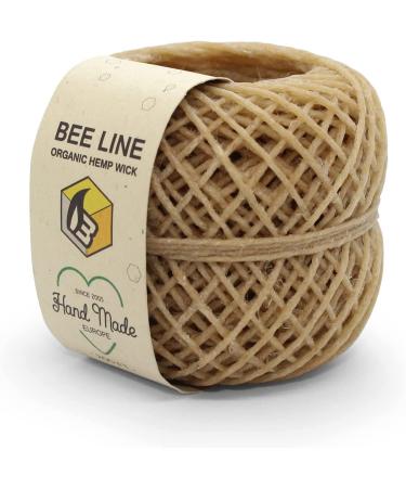 Hemp Wick Bundle Pack - 200 FT Beeline Roll + Hemplights Hemp Wick Lighter (Black) - Buy Online on GoSupps.com