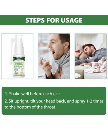 Herbal Lung Cleaning Spray - 30ml | Natural Herbal Spray for Lung Health & Repair - Buy Online on GoSupps.com