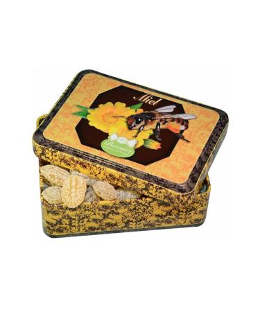 Barnier | Honey Candy | Candy Honey Candy | Metal box with candy | Fruit Candies - 150 Gr
