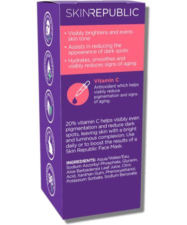 Skin Republic Vitamin C 6% & Alpha Arbutin Brightening Face Serum Helps to Reduce Pigmentation and Dark Spots & Provides Long Lasting Hydration (30ml) - Buy Online on GoSupps.com