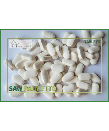 Buy Forest Vitamin Saw Palmetto 500mg - 100 Tablets - Serenoa Repens Extract for Health & Beauty - International Shipping - Buy Online on GoSupps.com