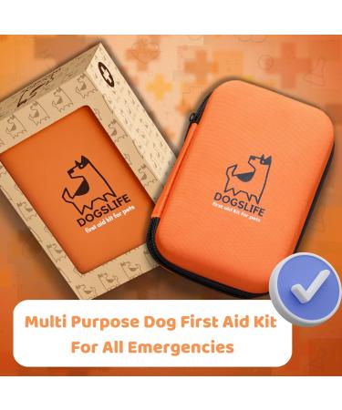 Dog First Aid Kit | 40+ Health Supplies for Dogs | Multi-Purpose Pet Emergency Kit | Travel Sized - Buy Online on GoSupps.com
