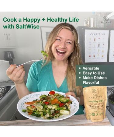 Sel Vert Saltwise 50% De Sodium En Moins Substitut De Sel V g tal 100% Salicorne D shydrat e Umami Naturel Sans Additifs (Lot De 2) 200 g (Lot de 2) - Buy Online on GoSupps.com