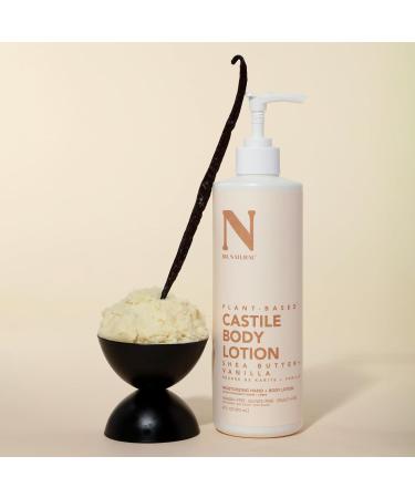 Dr. Natural Castile Body Lotion - Organic Shea Butter - Paraben-Free Sulfate-Free Cruelty-Free - 16 oz - Non-Greasy Vanilla Lotion for Dry Skin - Plant-Based Moisturizer - Buy Online on GoSupps.com