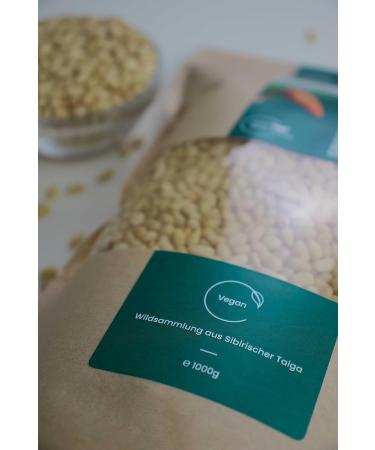 Buy Siberian Pine Nuts 1 kg | Fresh Untreated Cedar Nuts | Natural Harvest - Buy Online on GoSupps.com