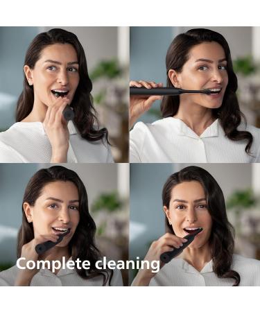 Philips Sonicare 4100 - Philips Sonicare Electric Toothbrush for Adults with 1 x Philips W2 Optimal White Sonic Brush Head in Black Slim Travel Case and USB Charger (Model HX3683/54) - Buy Online on GoSupps.com