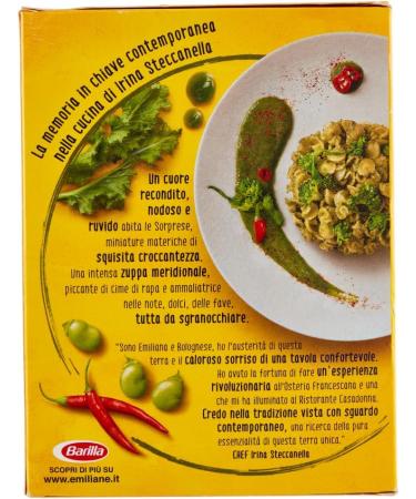  Italian Gourmet E.R. Barilla Egg Pasta Le Emiliane Sorprese egg pasta pasta with egg 275g + gourmet Italian pulp 400g - Buy Online on GoSupps.com