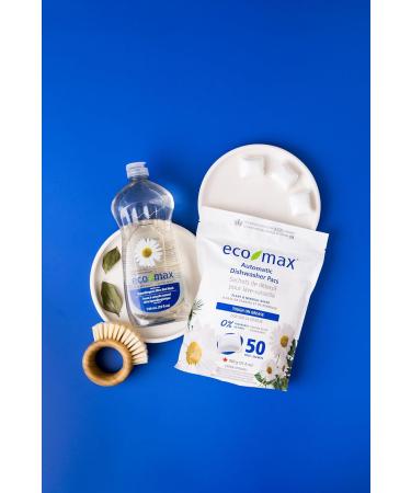 Eco-Max Hypoallergenic Automatic Dishwasher Pacs 50 count Fragrance-Free DETERGENT - Buy Online on GoSupps.com