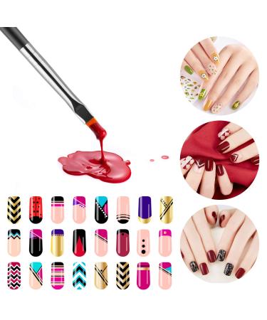 15-Piece Acrylic Nail Art Brush Set - DIY Drawing Tool & Puncture Pens for Salon & Home Use - Buy Online on GoSupps.com