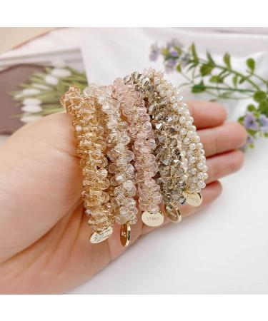 Dewlin Elastic Hair Ties - 5-Piece Scrunchie Set for Women & Girls - Perfect Ponytail Holders & Braid Bands - Buy Online on GoSupps.com