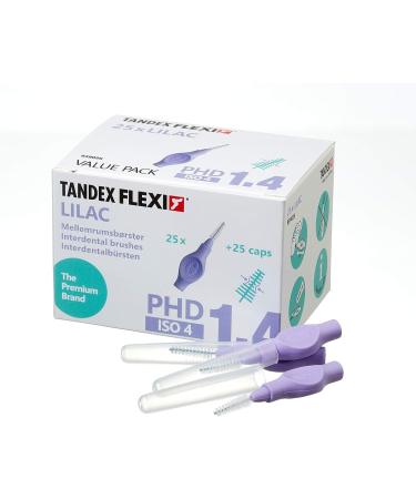 Tandex Flexi 25 Interdental Brushes - 1.4mm Lilac - Best for Oral Health - International Shipping Available - Buy Online on GoSupps.com