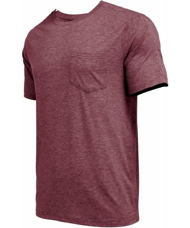 Deyeek Men's Post Shoulder Surgery Recovery Shirt | Tear Away Short Sleeve | Chemo Clothing XL - Deep Red - Buy Online on GoSupps.com
