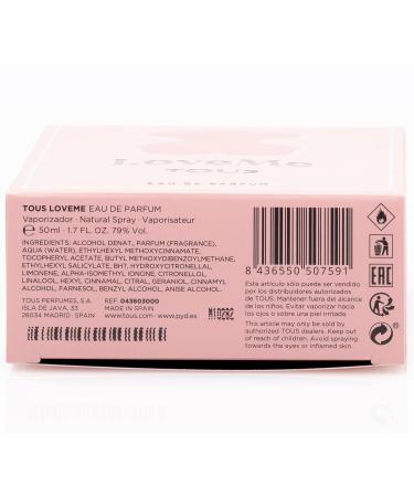 Tous Love Me by Tous for Women - 1.7 oz EDP Spray - Buy Online on GoSupps.com