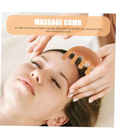 SESESFOUFU Massage Comb - Relaxation Ridge Hair Care & Scalp Massage Comb | 10x6.3cm for Ultimate Relaxation - Buy Online on GoSupps.com