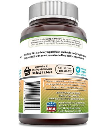 Amazing Formulas White Kidney Bean Extract 6500 mg - Non-GMO Gluten Free 120 Veggie Capsules - Made in USA Supplement - Buy Online on GoSupps.com