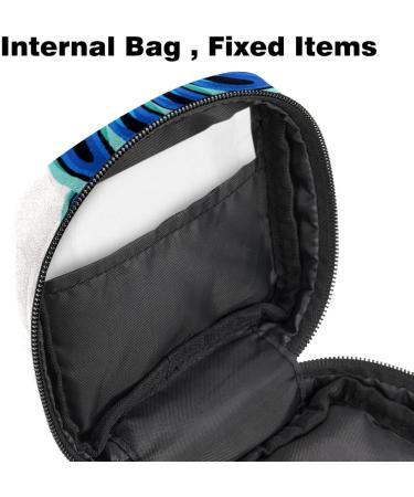 Multicolored Peacock Storage Bags for Women's Bandages & Menstrual Inserts - Portable Tampon & Panty Holder for School & Office - Buy Online on GoSupps.com