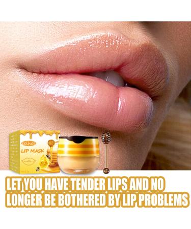 Honey Lip Care Set: Exfoliating Lip Scrub, Moisturizing Lip Balm, Sleeping Mask - Repair & Hydrate Lips, Remove Dead Skin Lines - Buy Online on GoSupps.com