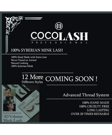 Cocohoney 3D Faux False Mink Eyelashes (5 pairs) - Office Look | Handmade, Cruelty-Free, Reusable | Ultralight & Durable - 3D009 - Buy Online on GoSupps.com