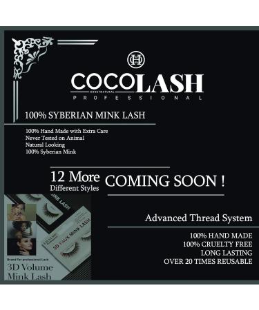 Cocohoney 3D Faux Mink Eyelashes - 5 Pairs for Party Looks | 100% Handmade Cruelty-Free Reusable Ultralight & Durable - Buy Online on GoSupps.com