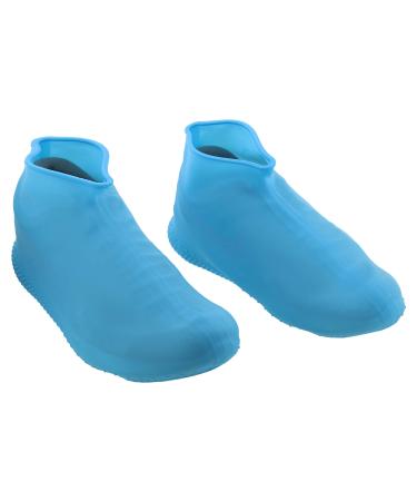 Get Out! Silicone Shoe Covers - Rain Shoe Covers Reusable Over The Shoe Galoshes for Women Men - Boots Sneaker Overshoe Large