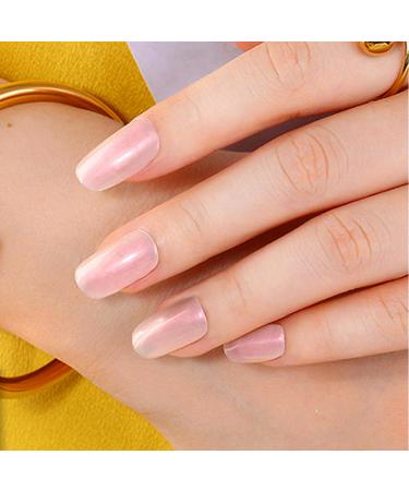 Pearl Nail Polish - Pink Mermaid Nail Polish - Pearlescent Shell Glitter Pink Shimmer Nail Polish - Polarized Glitter Nail Polish - Manicure at Home DIY Quick Dry Type No UV Needed pearl pink - Buy Online on GoSupps.com