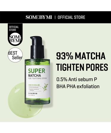SOME BY MI Super Matcha Pore Tightening Serum - 1.69Oz | Korean Skin Care for Sensitive Skin | Moisturizing Purifying & Pore Care | Reduces Blackheads & Sebum - Buy Online on GoSupps.com