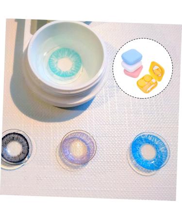 JECOMPRIS 4-Piece Contact Lens Accessories Set | Lens Soaking Container Solution Bottle Tweezers & Pencil | Durable PP Material for Safe Storage - Buy Online on GoSupps.com