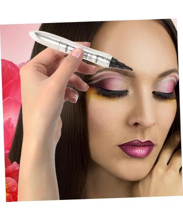 TOVINANNA Liquid Eyeliner Light Brown Eyebrow Pencil Fork Applicator Natural Professional Eye Makeup Dualended Design For Women Girls - Buy Online on GoSupps.com