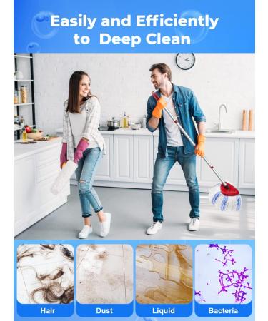 4 Pack O Cedar EasyWring Mop Head Replacements - Compatible with O Cedar 1 Tank Microfiber Mop - Rotating Base, Machine Washable - Buy Online on GoSupps.com